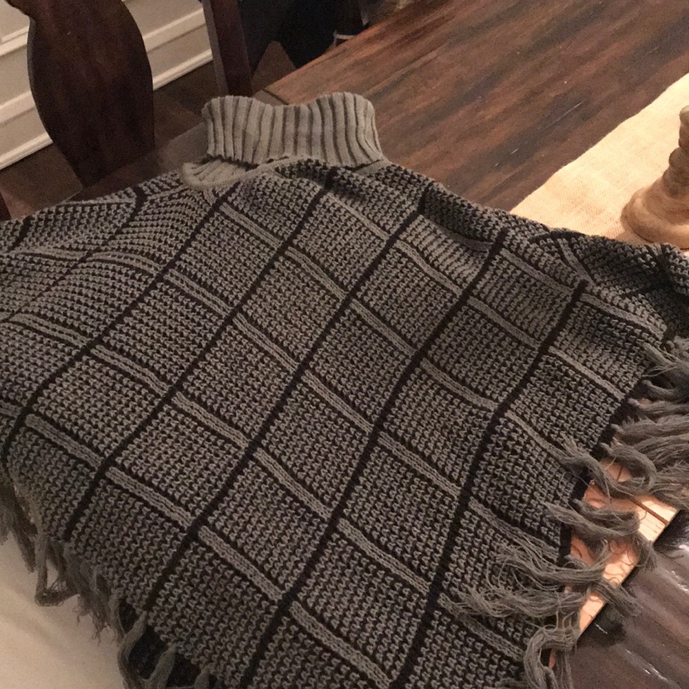 Brand new soft and cozy poncho!